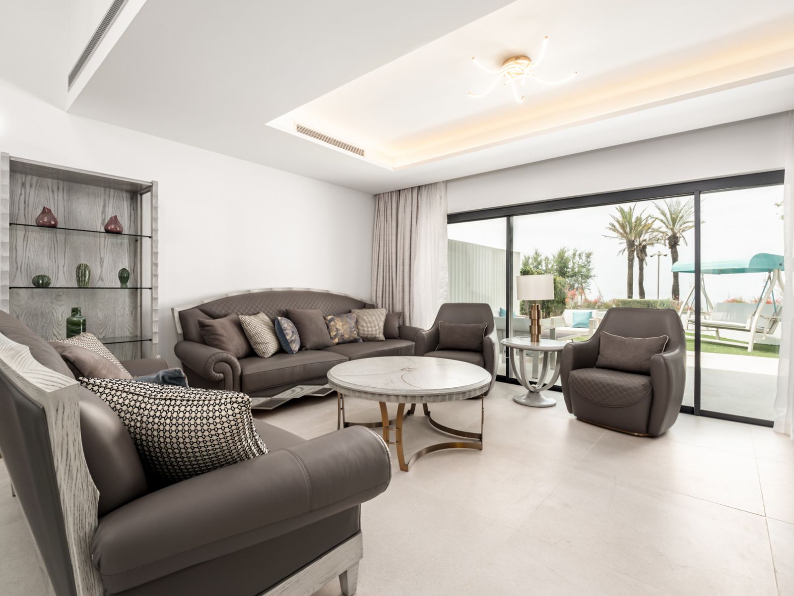 Luxury Frontline Beach Townhouse in The Island Estepona West